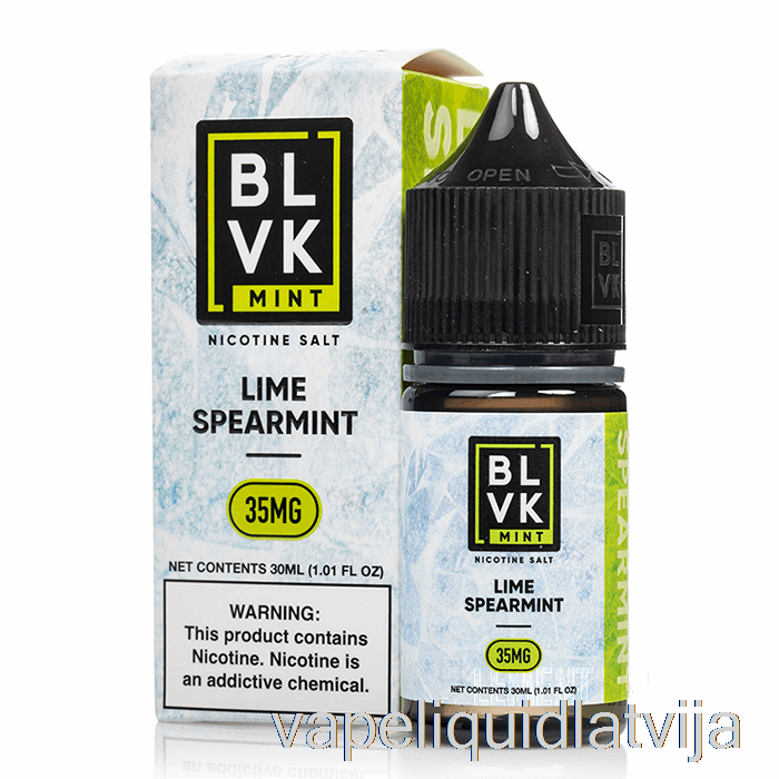 Laima Piparmētra - Blvk Piparmētru Sāļi - 30ml 35mg Vape šķidrums